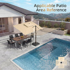 10 X 13 FT Cantilever Patio Umbrella - Image 5