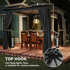 Outsunny 10' x 10' Outdoor Patio Gazebo - Image 8