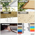 ColourTree Custom Size Order to Make Sun Shade Sail Canopy Mesh Fabric UV Block - Image 3
