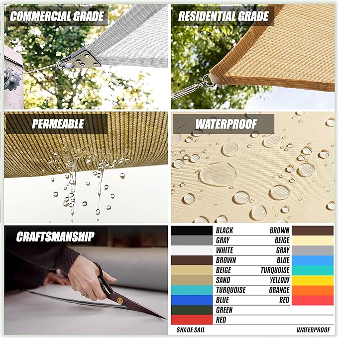 ColourTree CTAPT32 Custom Size Order to Make 11' x 21' x 23.7' Red Right - Image 3