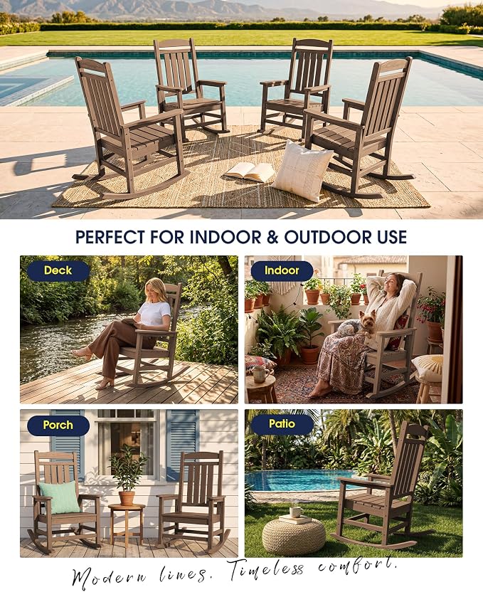 Oversized Outdoor Rocking Chair - Image 8