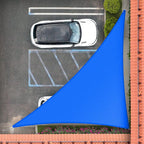 Royal Shade 7' x 14' x 15.7' Blue Right Triangle Sun Shade Sail Order to Make by RoyalShade