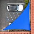 Royal Shade 18' x 20' x 26.9' Blue Right Triangle Sun Shade Sail Order to Make by RoyalShade