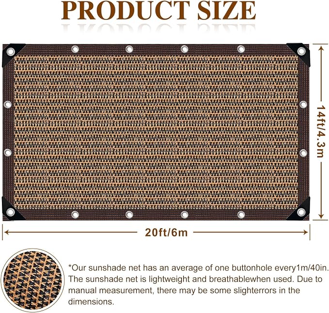 Shade Cloth, 80% Sunblock Net - Image 2