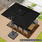 10x13 FT Outdoor Cantilever Patio Umbrella - Image 9