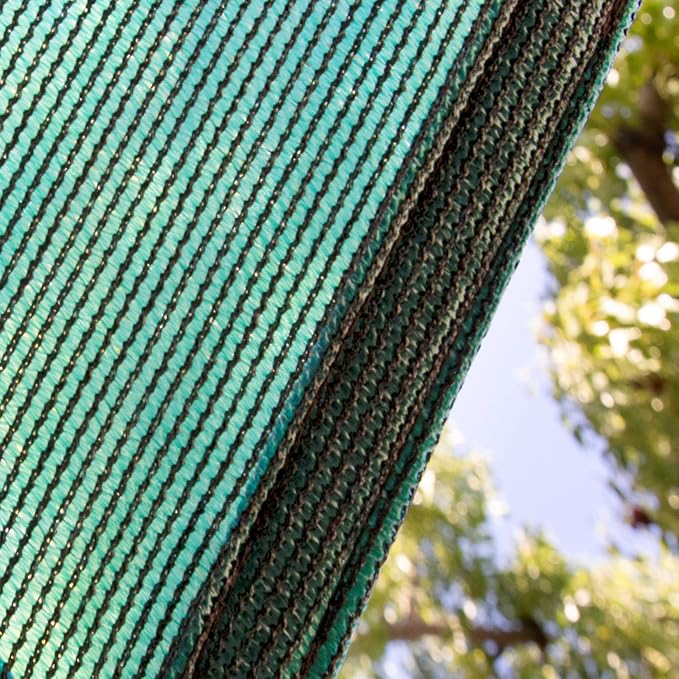 Amgo Custom Size 15' x 21' x 25.8' Green Right Triangle Sun Shade Sail UPF50+ - Image 9