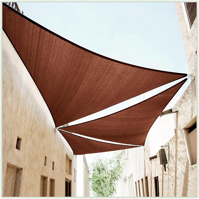 ColourTree Custom Size Order to Make Sun Shade Sail Canopy Mesh Fabric UV Block by ColourTree