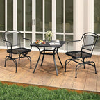 Tangkula Outdoor Rocking Chair Set of 2, Patio Rocker Chairs - Image 9
