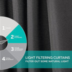 Exclusive Home Cabana Solid Indoor/Outdoor Light Filtering Hook-and-Loop Tab - Image 13