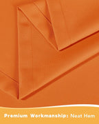 Outdoor Curtains for Patio Waterproof 4 Pcs 54x120 Inch Mecca Orange | Poolside - Image 5