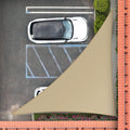 Royal Shade 11' x 22' x 24.6' Sand Beige Right Triangle Sun Shade Sail Order to by RoyalShade