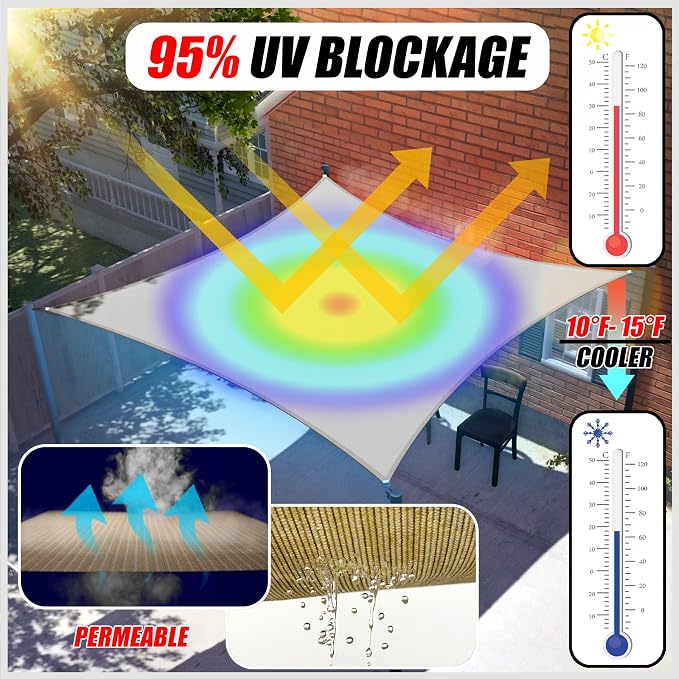 ColourTree CTAPT32 Custom Size Order to Make 16' x 17' x 23.3' Green Right - Image 2