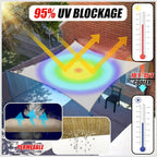 ColourTree CTAPT32 Custom Size Order to Make 23' x 23' x 23' Blue Triangle Sun - Image 2