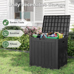 Deck Box, 32 Gallon Resin Indoor and Outdoor Storage Boxes Waterproof - Image 5