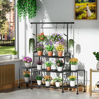 GIOTORENT 3-Tier Tall Metal Plant Stand Indoor Outdoor - Image 2