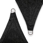 Amgo Custom Size 15' x 15' x 15' Black Triangle Sun Shade Sail UPF50+ AGTAPT10 - Image 8