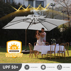 10 X 13 FT Cantilever Outdoor Patio Umbrella - Image 7