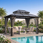 GAOMON 10'x12' Hardtop Gazebo - Image 4