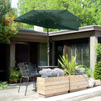 Half Patio Umbrella - 9ft Outdoor Patio Canopy - Condo - Image 7
