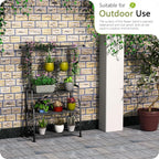 GIOTORENT Plant Stand Indoor, 3-Tier Heavy Duty Metal Shelf - Image 5