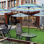 9' Outdoor Patio Umbrella, Outdoor Table Umbrella, Yard Umbrella, Market - Image 6