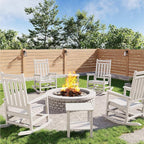 HDPE Rocking Chair Outdoor Set of 2 - Image 9