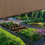 Coffee Shade Cloth 80%, Mesh Tarp - Image 5