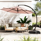 11FT All Aluminum Cantilever Patio Umbrella by ENSTVER