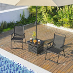Yaheetech Outdoor Patio Chairs Set of 2, Folding Lawn Chair, no assembly - Image 9