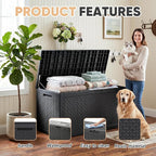 110 Gal Waterproof Outdoor Storage Box UV Resistant Deck Box | Extra-large - Image 7