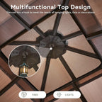 Aoxun 10'x10' Hardtop Gazebo - Image 8