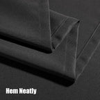 BONZER Outdoor Curtains for Patio Waterproof Thick Privacy | Grommet Light - Image 6