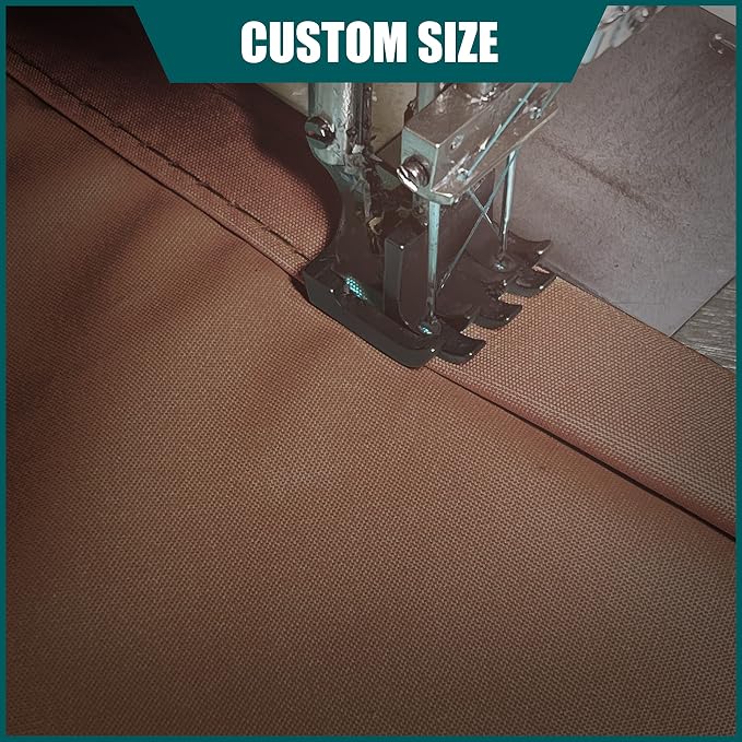 Royal Shade 7' x 11' x 13' Brown Triangle Waterproof Sun Shade Sail Order to - Image 5