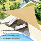 12' x 12' x 12' Triangle Sun Shade Sail - Image 7