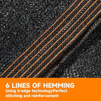 90% Shading Rate 10'x20' Black Shade Cloth, UV Resistant Durable Mesh Tarp - Image 3