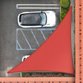 Royal Shade 9' x 9' x 12.7' Red Right Triangle Sun Shade Sail Order to Make by RoyalShade
