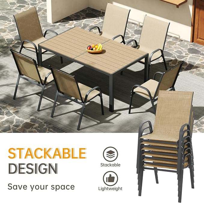 Patio Chairs Set of 4 - Image 6
