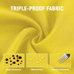 Set of 6 Outdoor Curtains for Patio Waterproof, Breathable Grommet Panels for - Image 2