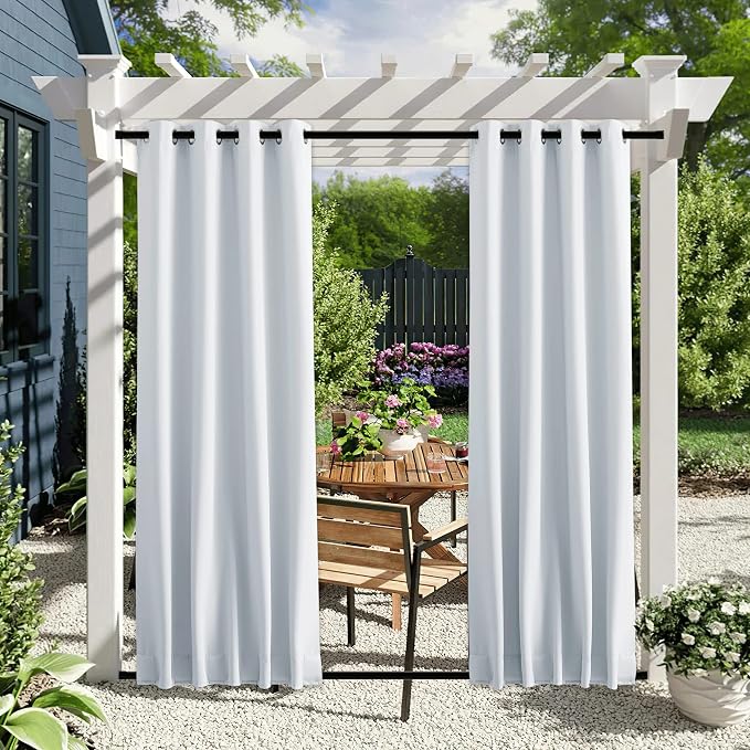 NICETOWN 2 Panels Outdoor Curtains by NICETOWN