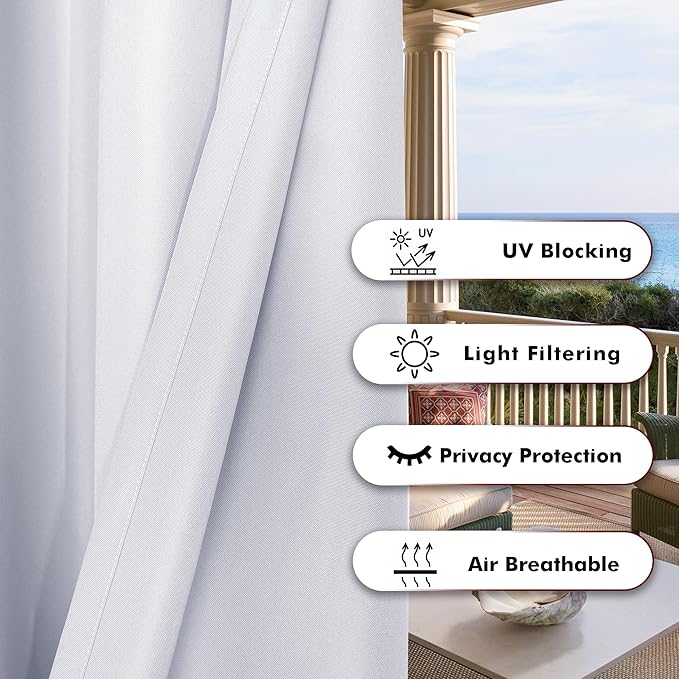 BONZER Waterproof Outdoor Curtains - Image 4