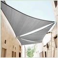 ColourTree 8' x 8' x 8' Grey Sun Shade Sail Triangle CTSLT8 by ColourTree