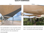 Tronssien Rectangle 12'x16' Sun Shade Sail, 95% UV Blockage Canopy Awning - Image 5