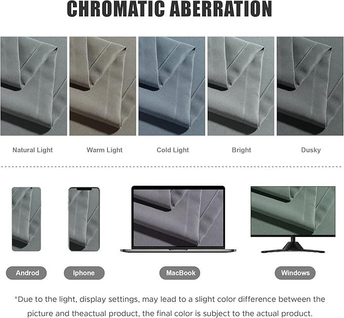 BONZER Outdoor Curtains for Patio Water Resistant | Heavy Privacy Light - Image 5