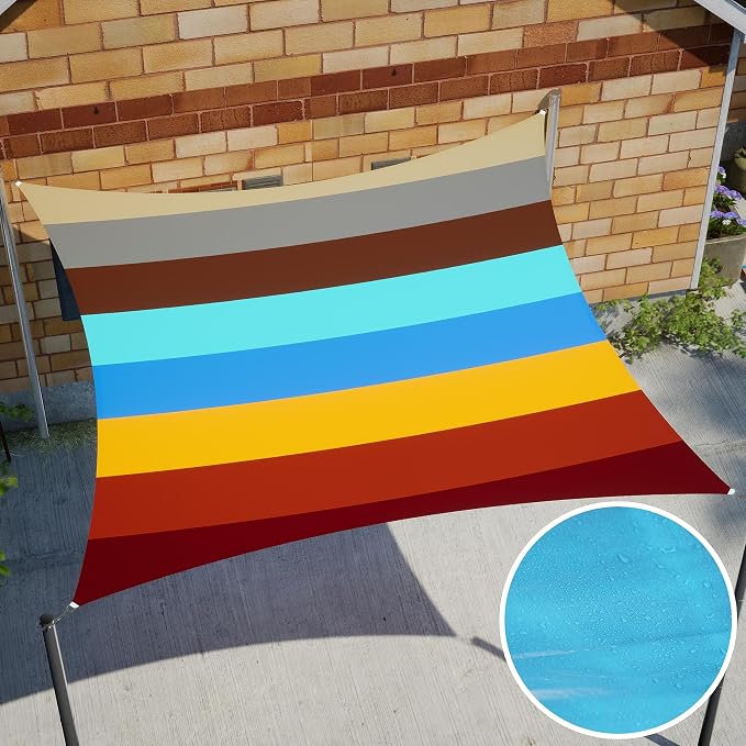 Royal Shade 14' x 22' x 26.1' Grey Triangle Waterproof Sun Shade Sail Order to - Image 8