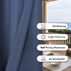 BONZER Waterproof Indoor/Outdoor Curtains - Image 4