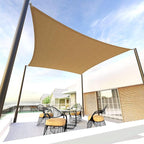 Tronssien Rectangle 10'x10' Sun Shade Sail, 95% UV Blockage Canopy Awning by Tronssien