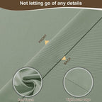Outdoor Curtains for Patio Waterproof Rod Pocket 4 Pcs 54x95 Sage Green | - Image 5