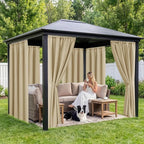 Outdoor Curtains for Patio Waterproof, 8 Panels, Rod Pocket | Weatherproof & - Image 4