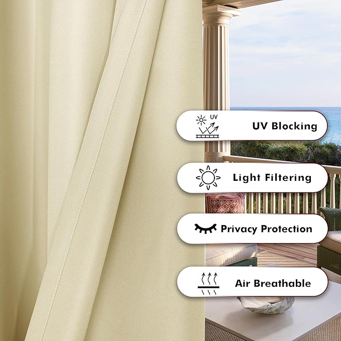 BONZER Waterproof Outdoor Curtains - Image 4
