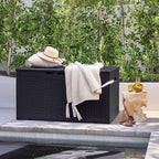 Devoko 97 Gallon Deck Box, Waterproof Resin Outdoor Storage Box - Image 2
